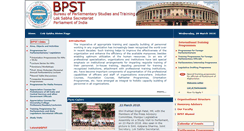 Desktop Screenshot of bpst.nic.in